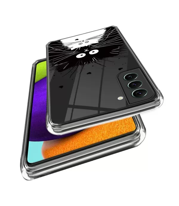 Dvije mačke dizajn silikonska zaštitna maska Samsung Galaxy S23 5G