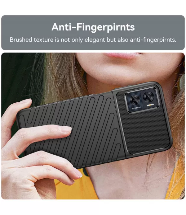 Carbon brush silikonska zaštitna maska Moto E22