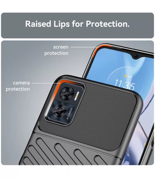 Carbon brush silikonska zaštitna maska Moto E22