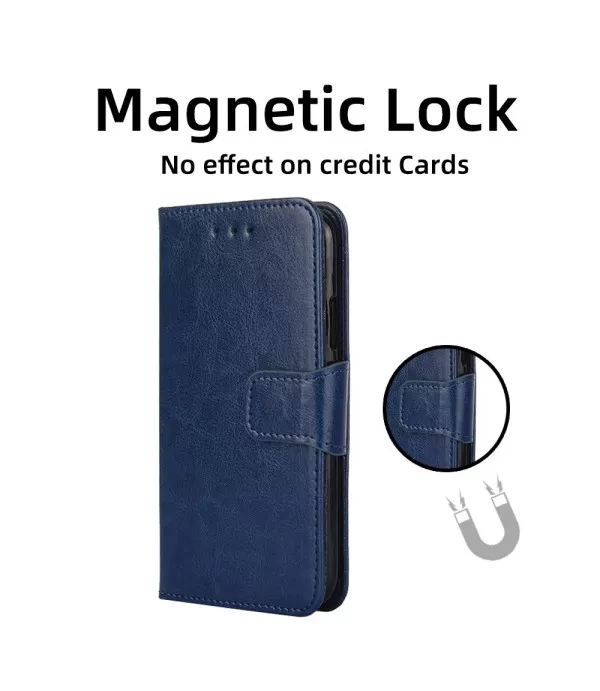 Crazy Horse preklopna torbica futrola Motorola Moto E22 4G