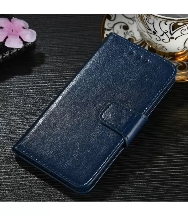 Crazy Horse preklopna torbica futrola Motorola Moto E22 4G