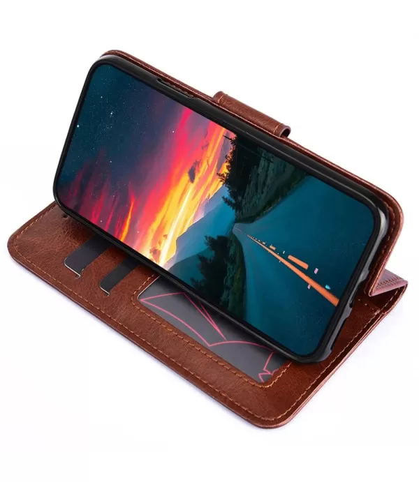 Crazy Horse preklopna torbica futrola Motorola Moto E22 4G