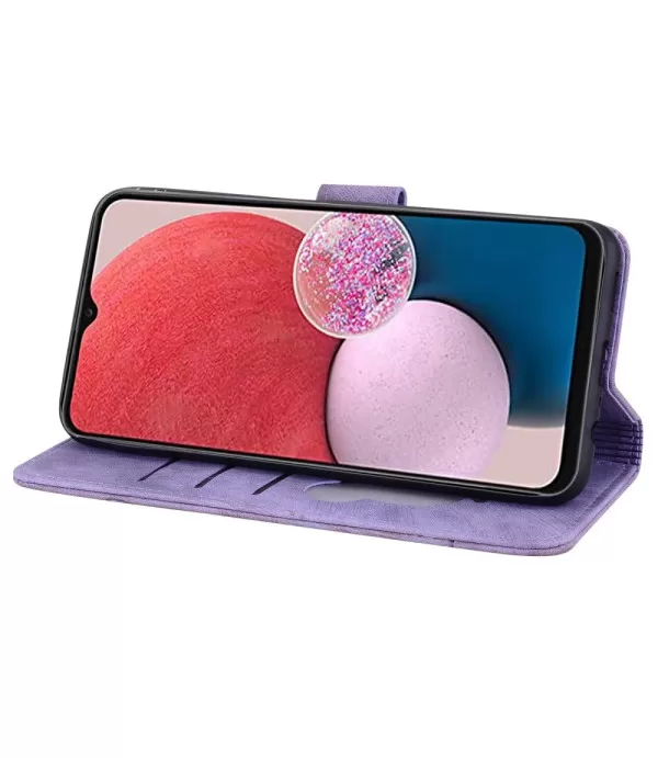 Maca i cvijeće dizajn preklopna zaštitna torbica Samsung Galaxy A14 5G