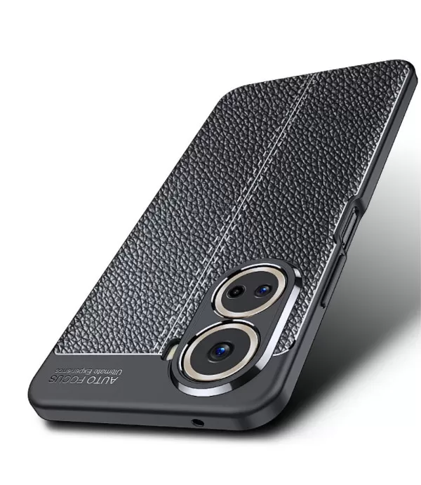 Litchi grain silikonska zaštitna maska Huawei Nova 10 SE 4G crna