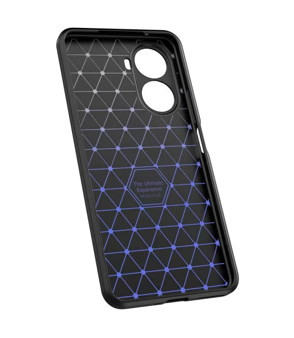 Litchi grain silikonska zaštitna maska Huawei Nova 10 SE 4G crna