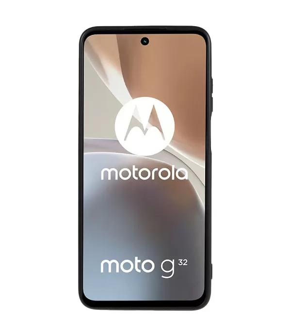 Mat crna silikonska zaštitna maskica za Motorolu  Moto G32