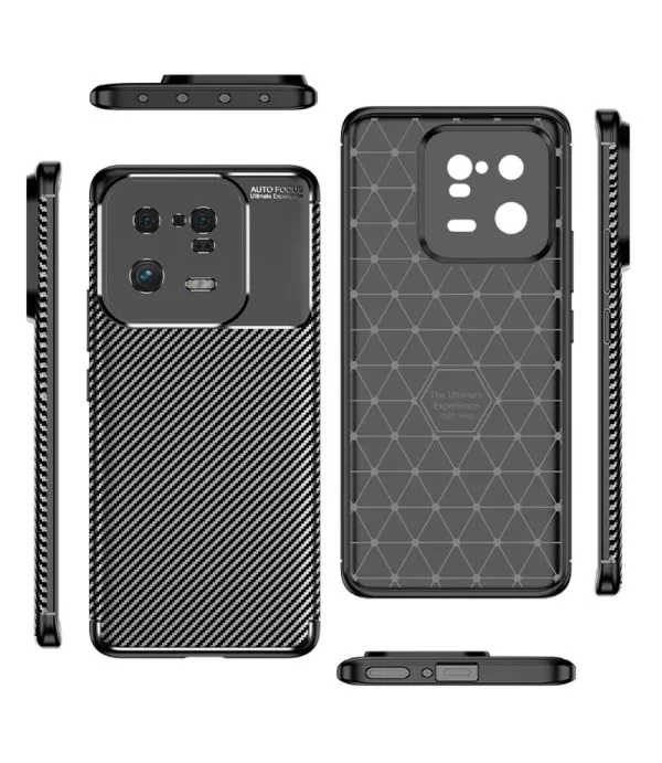 Carbon Fiber silikonska zaštitna maska Xiaomi 13 Pro 5G