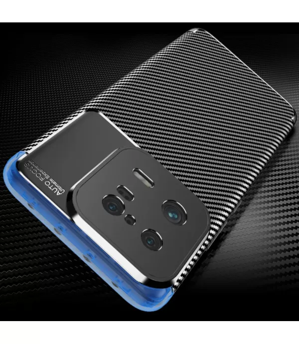 Carbon Fiber silikonska zaštitna maska Xiaomi 13 Pro 5G