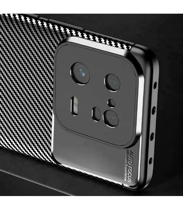 Carbon Fiber silikonska zaštitna maska Xiaomi 13 Pro 5G