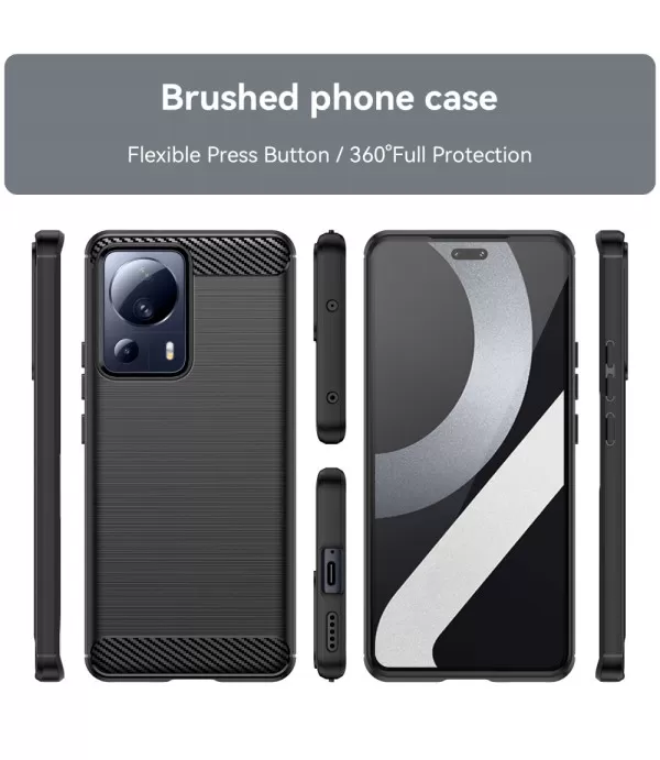 Carbon Brush silikonska zaštitna maska Xiaomi 13 Lite