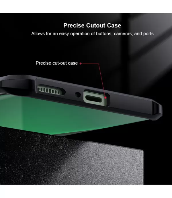 XUNDD prozirna silikonska maskica s crnim rubom za Xiaomi 13 5G