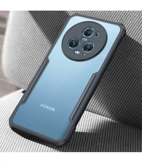 XUNDD prozirna silikonska maskica s crnim rubom za Magic 5 Pro 5G