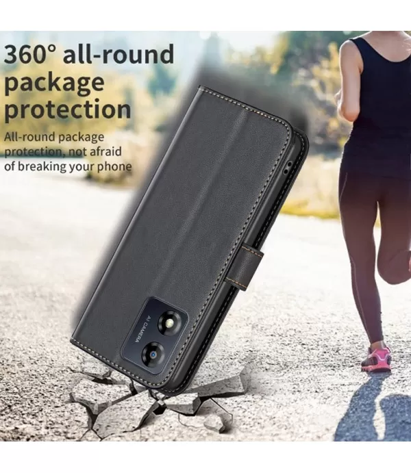 Crazy Horse preklopna torbica futrola Motorola Moto E13 4G