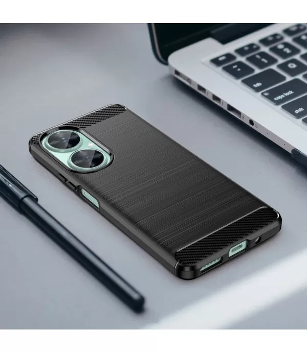 Carbon Brush silikonska zaštitna maskica Huawei Nova 11i