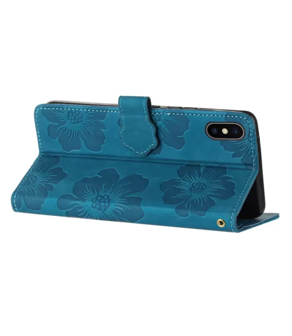 Cvijeće dizajn preklopna torbica futrola Apple iPhone XS