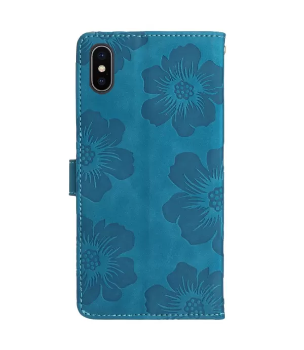Cvijeće dizajn preklopna torbica futrola Apple iPhone XS