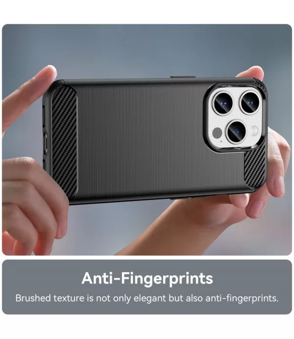 Carbon Brush silikonska zaštitna maskica Apple iPhone 15 Pro Max