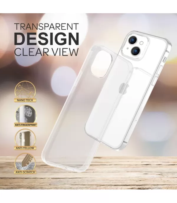 Prozirna silikonska zaštitna maska Apple iPhone 15 Plus