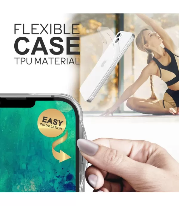 Prozirna silikonska zaštitna maska Apple iPhone 15 Plus