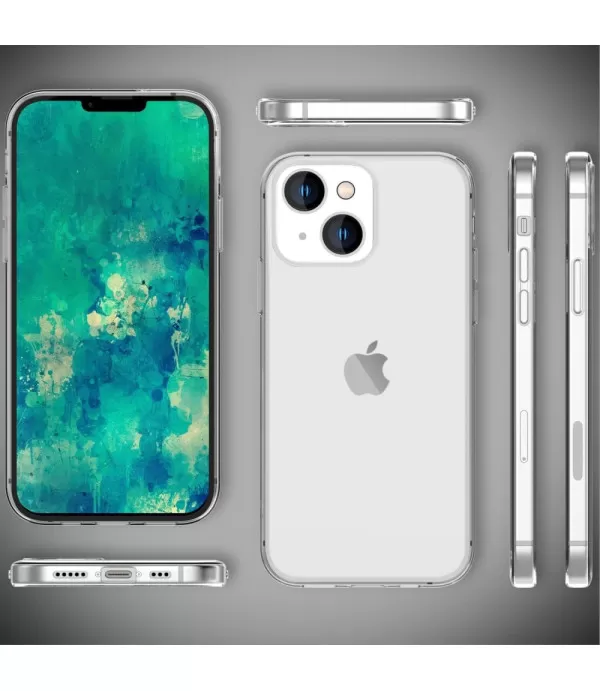 Prozirna silikonska zaštitna maska Apple iPhone 15 Plus