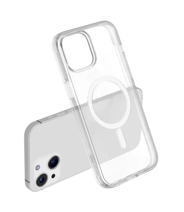 Magsafe prozirna silikonska maskica za Apple iPhone 15