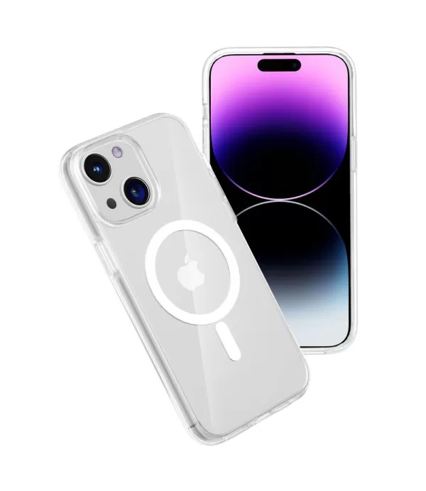 Magsafe prozirna silikonska maskica za Apple iPhone 15