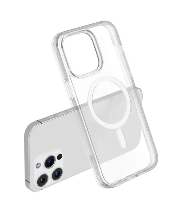 Magsafe prozirna silikonska maskica za Apple iPhone 15 Pro