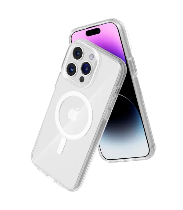 Magsafe prozirna silikonska maskica za Apple iPhone 15 Pro