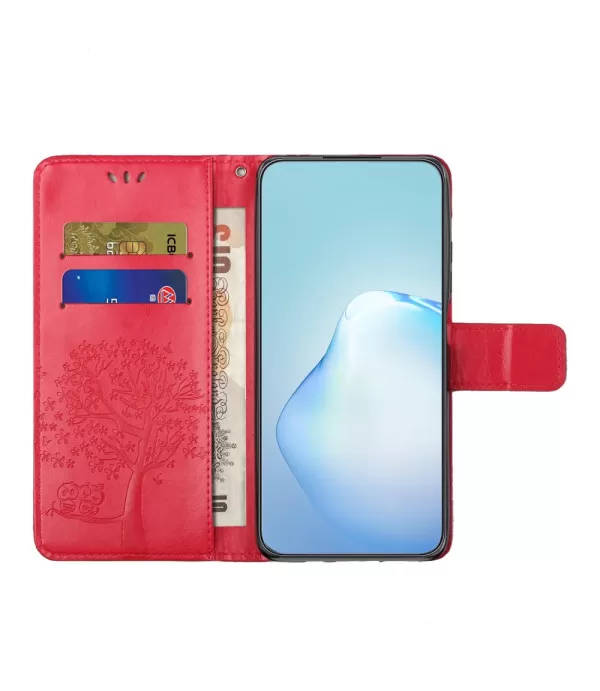 Dvije sove na drvetu kožna torbica futrola Honor 90 Lite 5G
