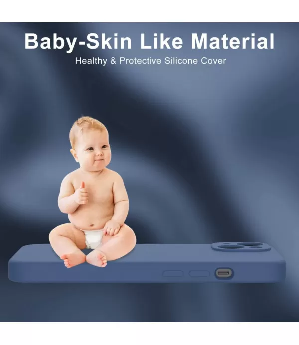 Liquid mat silikonska zaštitna maskica iPhone 15 Plus