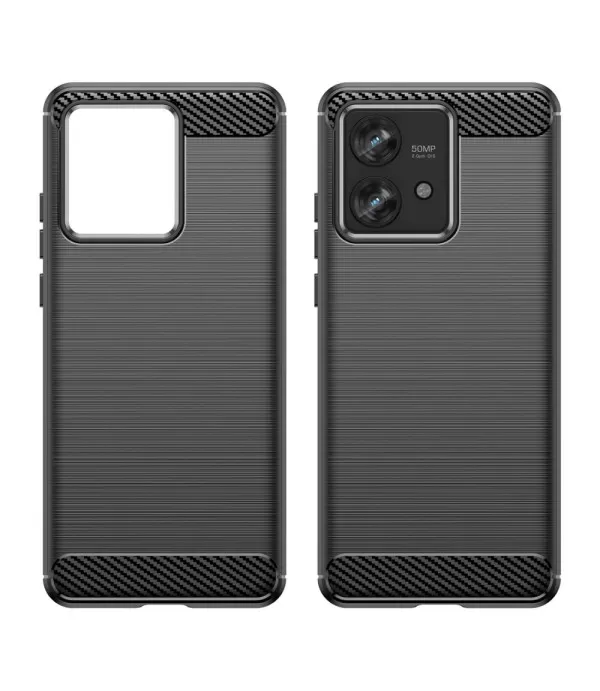 Carbon Brush silikonska zaštitna maskica Motorola Edge 40 Neo 5G