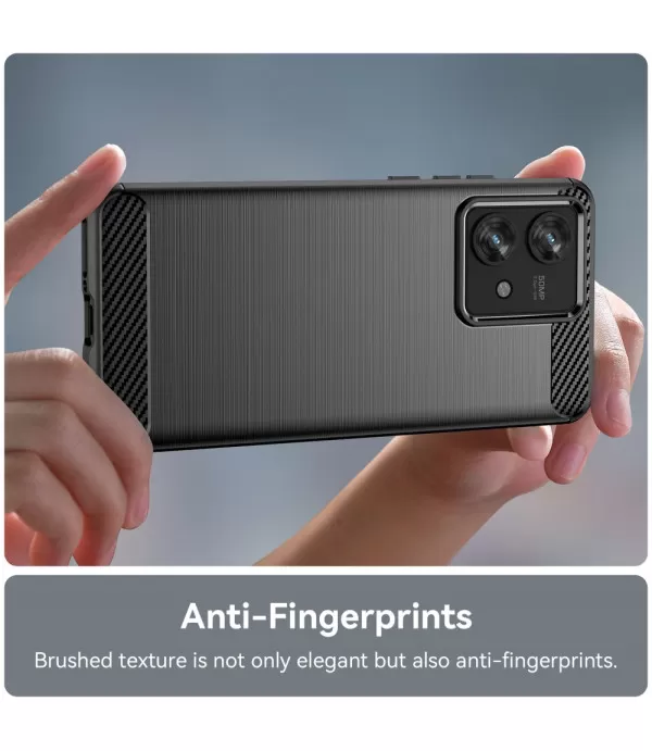 Carbon Brush silikonska zaštitna maskica Motorola Edge 40 Neo 5G