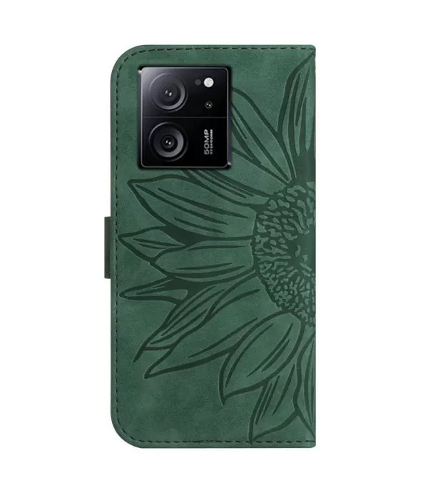 Suncokret dizajn preklopna torbica futrola Xiaomi 13T/13T Pro 5G