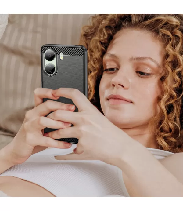 Carbon Brush silikonska zaštitna maska Xiaomi Redmi 13C