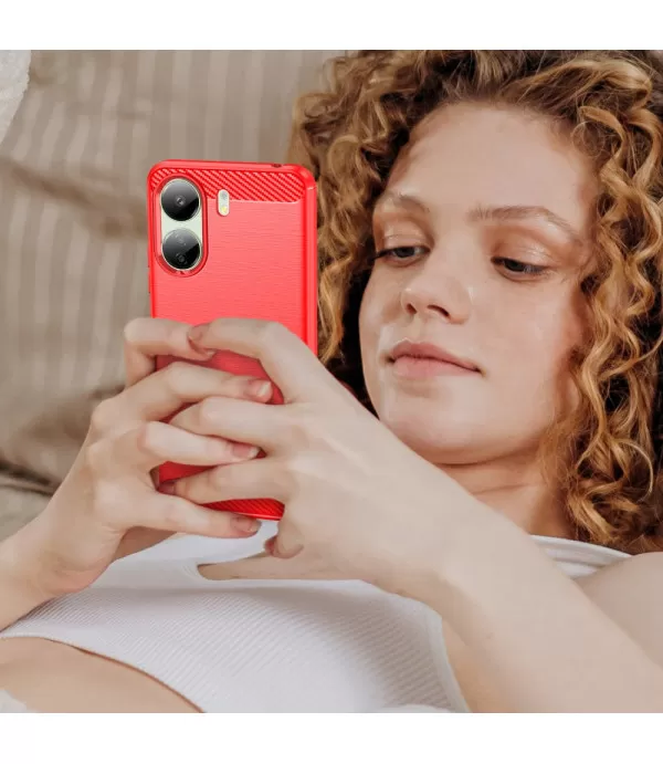 Carbon Brush silikonska zaštitna maska Xiaomi Redmi 13C