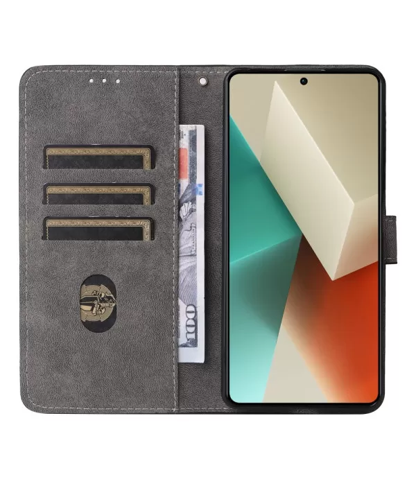RFID Crazy Horse preklopna torbica futrola Xiaomi Redmi Note 13 5G