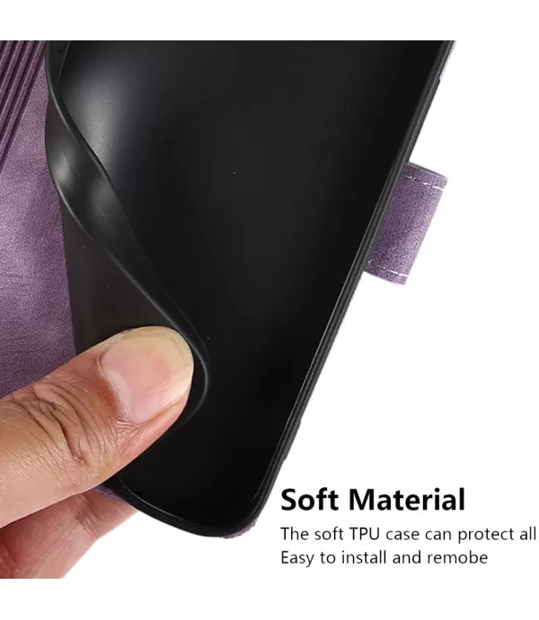 Leptir i orhideje preklopna torbica futrola Samsung Galaxy S23 FE 5G