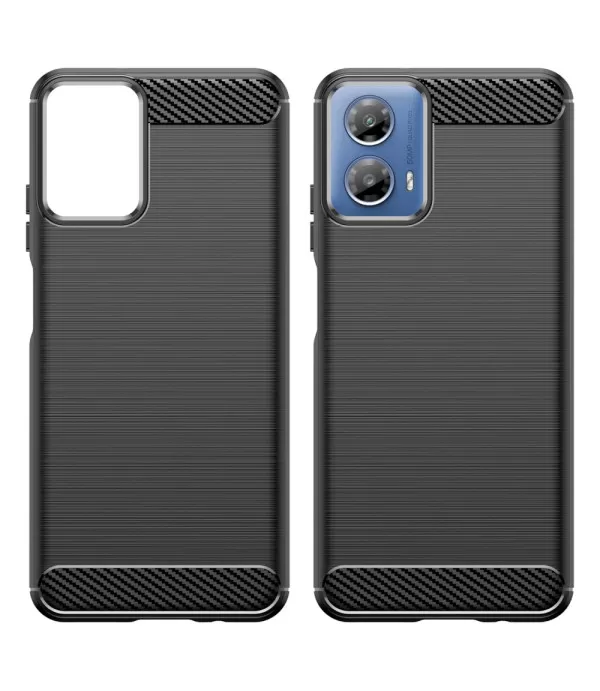 Carbon brush TPU silikonska maska za Motorola Moto G34 5G
