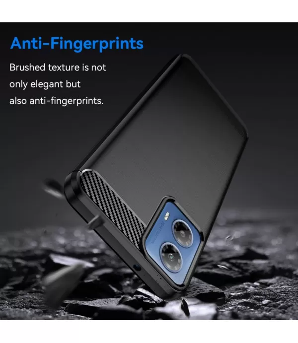 Carbon brush TPU silikonska maska za Motorola Moto G34 5G