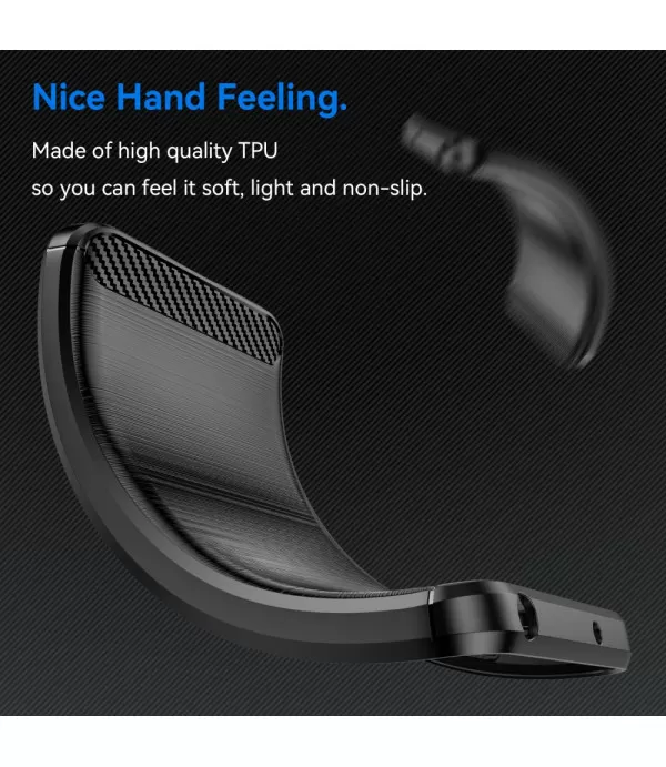 Carbon brush TPU silikonska maska za Motorola Moto G34 5G