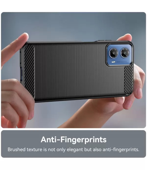 Carbon brush TPU silikonska maska za Motorola Moto G34 5G