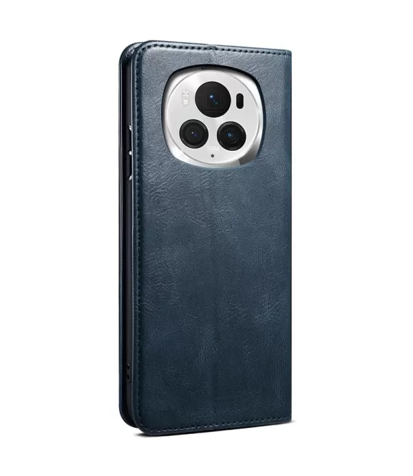 Crazy Horse Waxy preklopna torbica futrola za Honor Magic6 Pro 5G