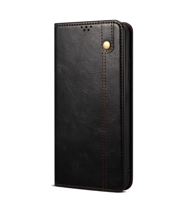 Crazy Horse Waxy preklopna torbica futrola za Honor Magic6 Pro 5G
