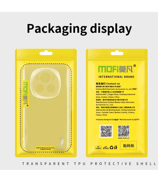 MOFI soft silikonska zaštitna maskica za Honor Magic6 Pro 5G
