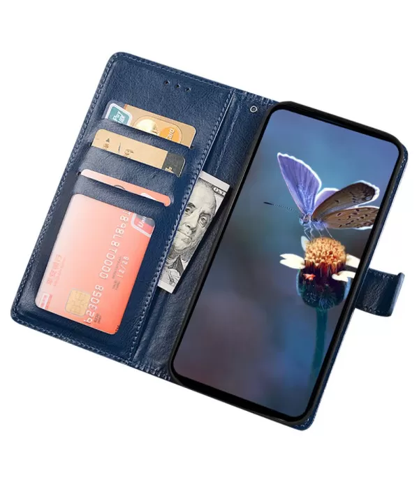 Crazy Horse Novčanik Preklopna Torbica Futrola za Moto G34 5G