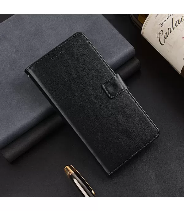 Crazy Horse Novčanik Preklopna Torbica Futrola za Moto G34 5G