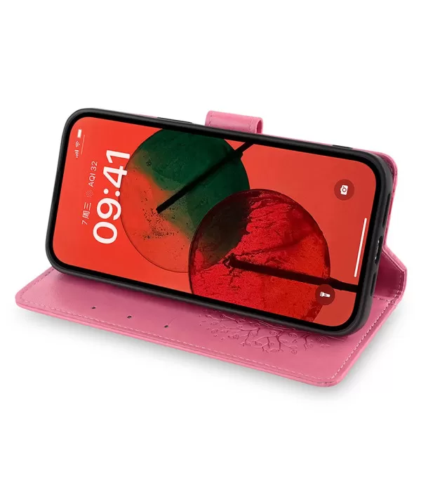 Drvo dizajn novčanik preklopna torbica za Huawei Pura 70 Pro