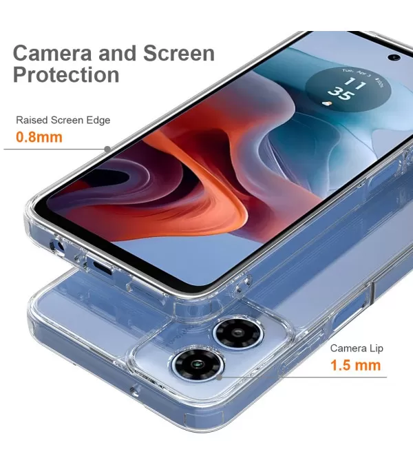 Silikonska Prozirna Maskica za Motorola G34 5G