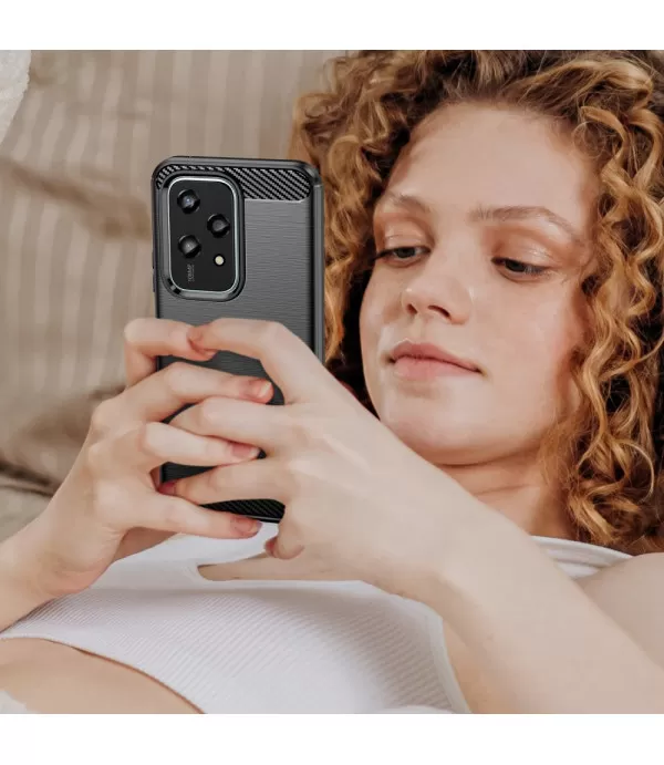 Carbon Brush Silikonska TPU Zaštitna Maskica za Telefon Honor 200 Lite