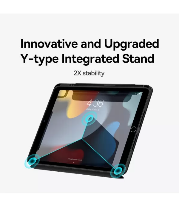 Smart Y-type preklopna torbica futrola za Apple iPad 10.2" 2019 2020 2021 8th